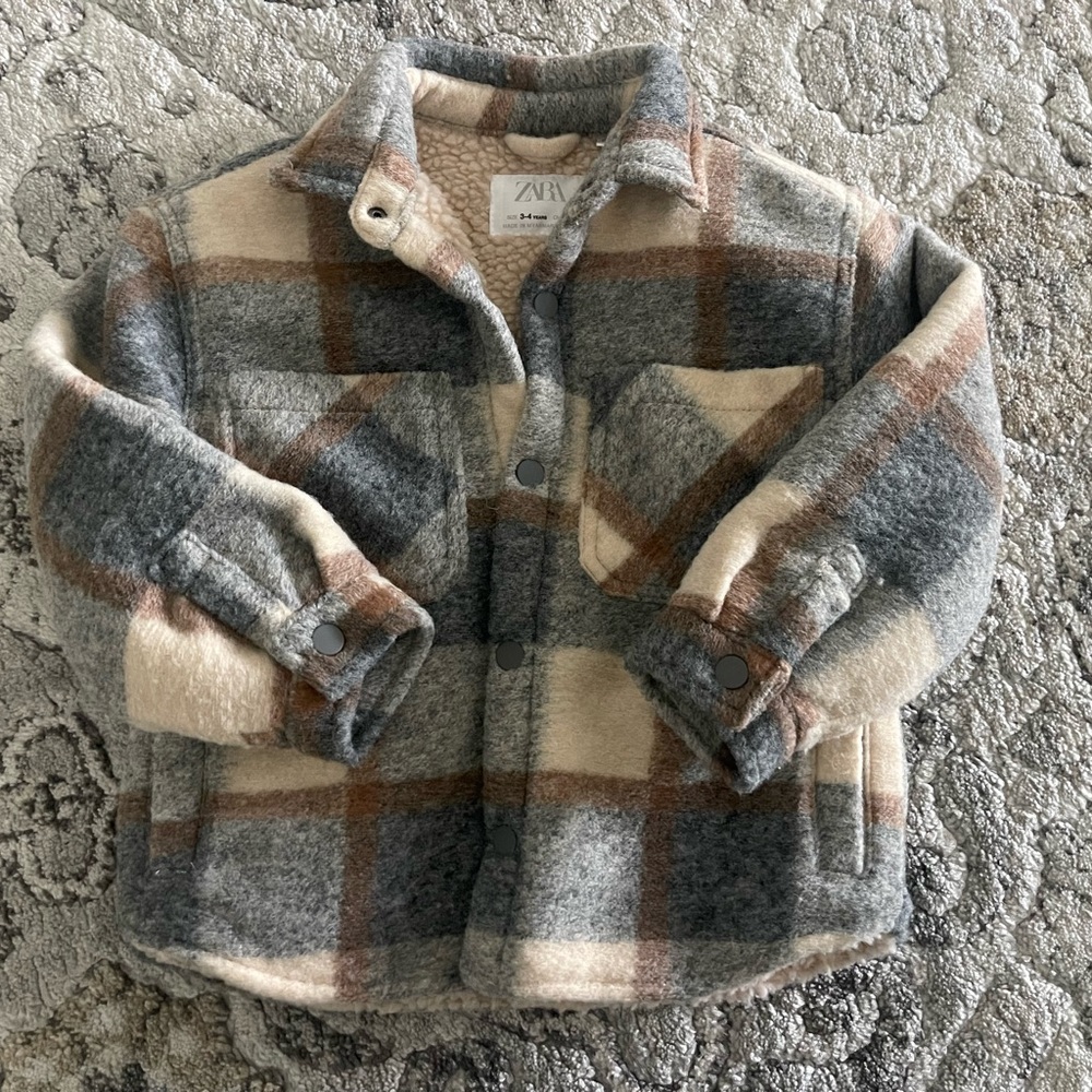 Zara Sherpa shacket